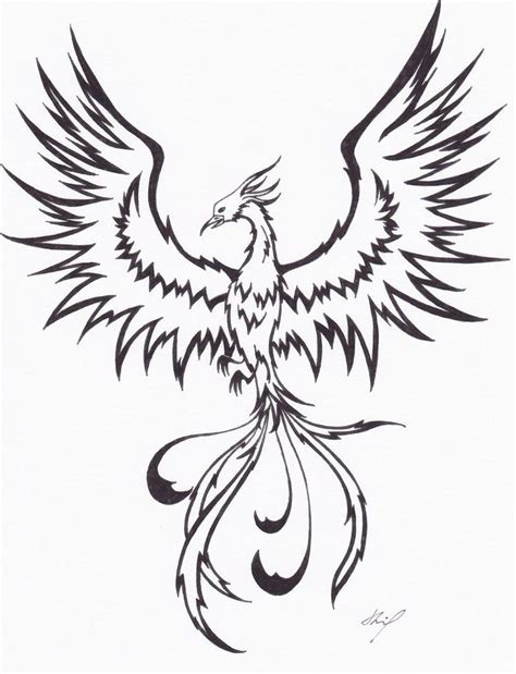 Tribal Phoenix Tattoo, Small Phoenix Tattoos, Phoenix Tattoo Design, Eagle Drawing, Tattoo ...