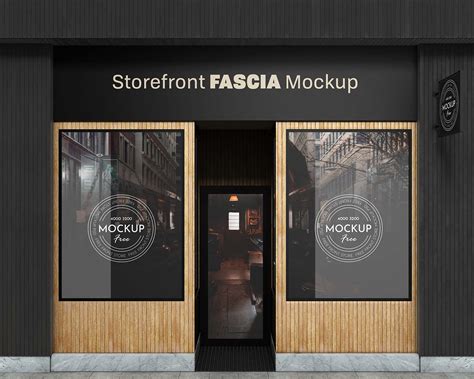 Retail Storefront Signage Mockup | Free PSD Templates