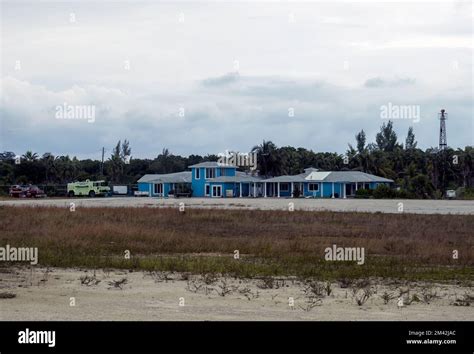 The small airport on South Bimini in the Bahamas Stock Photo - Alamy