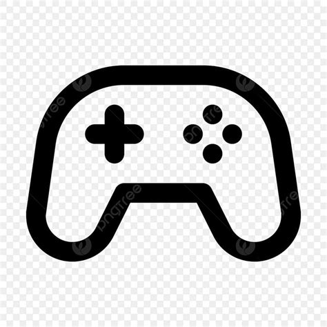 a black and white video game controller icon