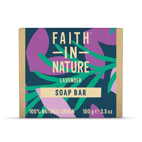 Faith in Nature Lavender Bar Soap - 100g