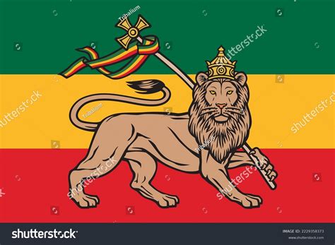 Rastafarian Flag Lion Judah Reggae Background Stock Vector (Royalty Free) 2229358373 | Shutterstock