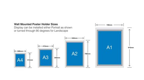 Poster Frames | Poster Holders | Wall Mounted Poster Displays