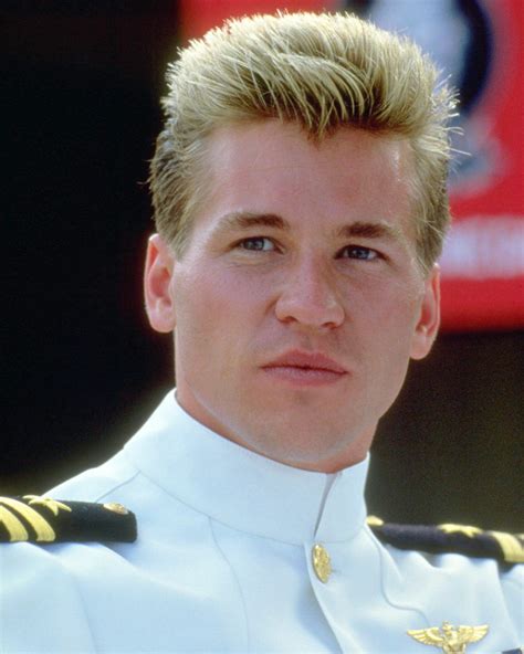 Top Gun Featuring Val Kilmer 8x10 Photo as Iceman in uniform - Photographs