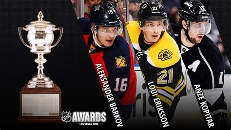 Everything NHL Inc: NHL Announce the Nominees for the Lady Byng ...