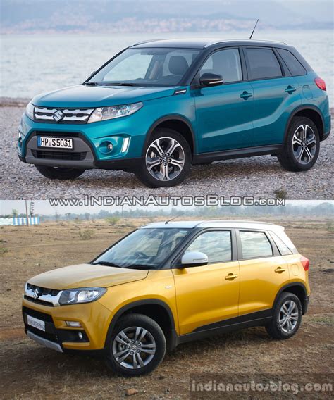 Suzuki Vitara vs. Maruti Suzuki Vitara Brezza - In Images