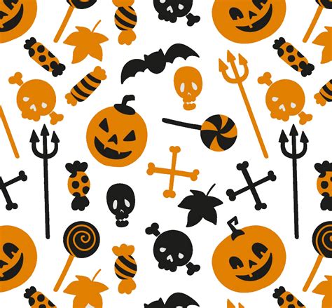 Halloween Orange Color Pattern - Pumpkins background png download ...