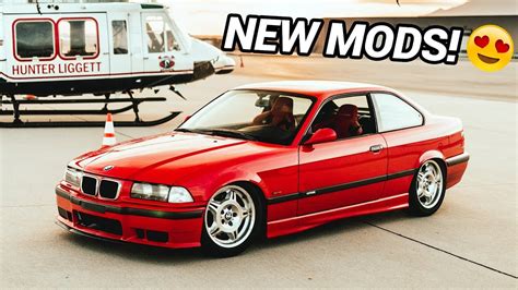 NEW BMW E36 M3 MODS!! (DIY) - YouTube