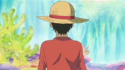 One Piece - Funny Moment - How Luffy defines a hero on Make a GIF