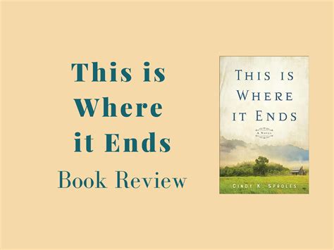 This Is Where It Ends Book Review