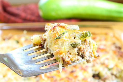 Zucchini Ground Beef Casserole - Keto, Primal - LowCarb Abode