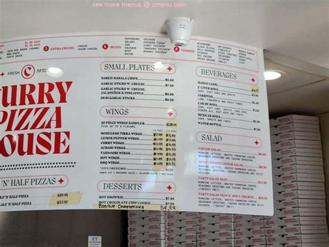 Online Menu of Curry Pizza House Restaurant, Dublin, California, 94568 ...