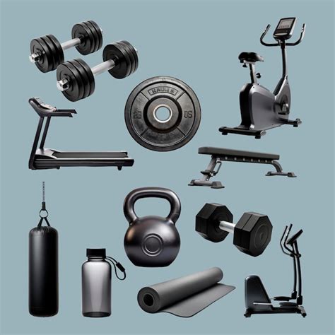 Home gym equipment essentials | Premium AI-generated PSD