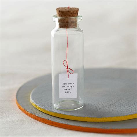 tiny message in a bottle by hollyanna | notonthehighstreet.com