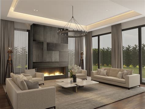 Villa interior design :: Behance