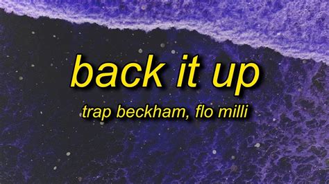 Trap Beckham - Back It Up ft. Flo Milli (Lyrics) | he love when i back it up - YouTube