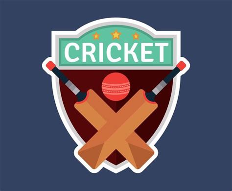 Cricket Logo 463778 Vector Art at Vecteezy