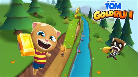 TALKING TOM GOLD RUN | GINGER'S FOREST FUN :) - YouTube