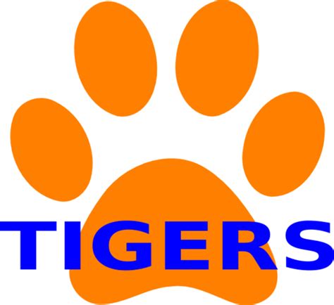 Clemson Paw Print That You Can Print Out - ClipArt Best