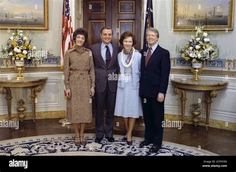 Joan Mondale Vice-President Walter Mondale Rosalynn Carter President Jimmy Carter. ca. 21 ...