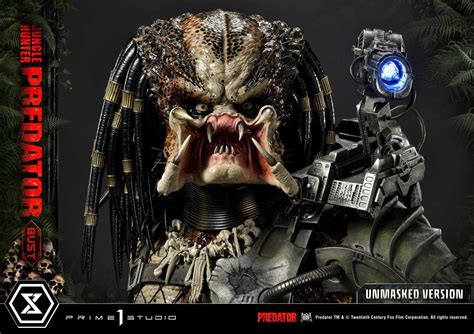 Premium Bust Predator (Film) Jungle Hunter Predator Unmasked | | Prime 1 Studio