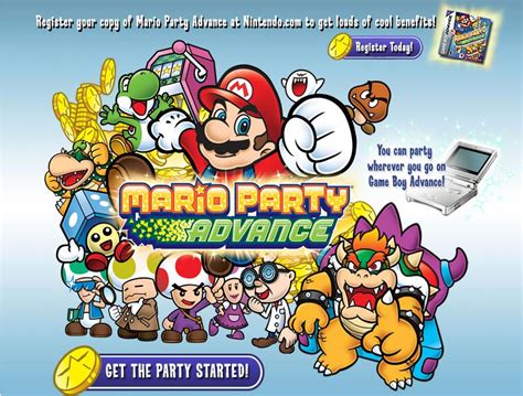 Mario Party Advance Website Screenshot! by TheAmazingNSixtyfour on ...