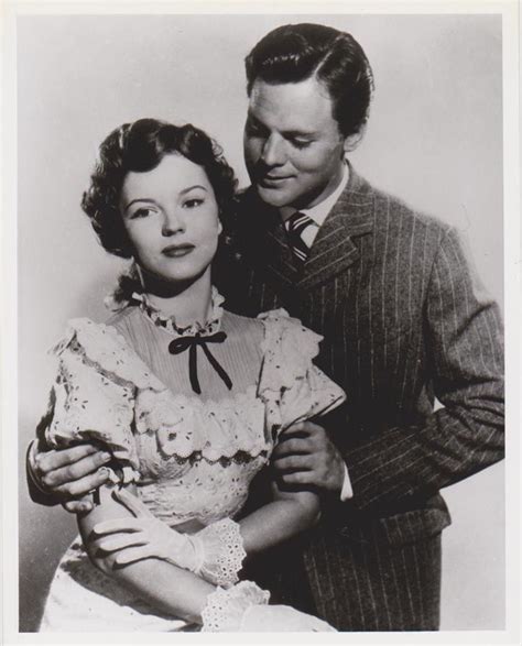 Shirley Temple in "Adventure in Baltimore" with husband, John Agar ...