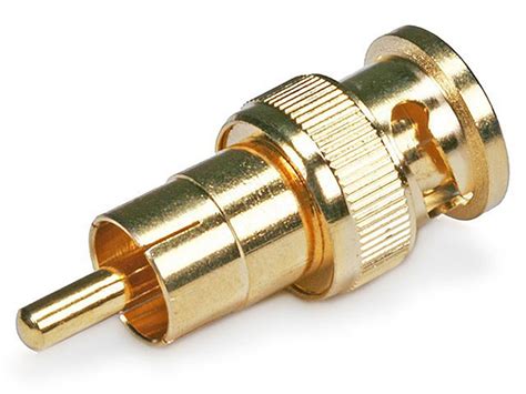 Monoprice BNC Male to RCA Male Adapter - Gold Plated - Monoprice.com