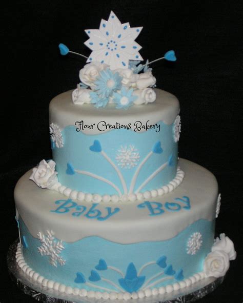 Winter Wonderland Baby Shower Cake | Baby Shower Winter Wond… | Flickr