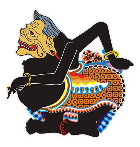 Semar Wayang Kulit Digital Art by John Cranford - Pixels