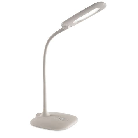 Ottlite Flexible Soft Touch LED Desk Lamp, Grey - Walmart.com