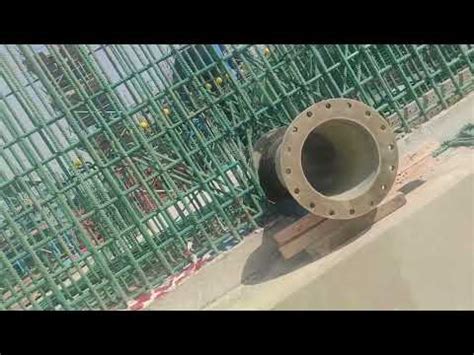 puddle flange installation - YouTube