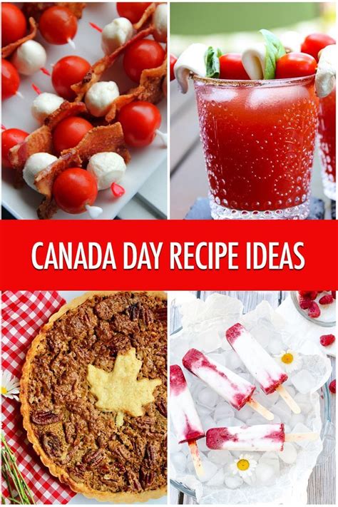 Oh Canada! Canada Day Recipe Ideas | Canadian food, Canada day party, Canada day