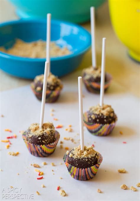 Chocolate Covered Marshmallow Pops - A Spicy Perspective