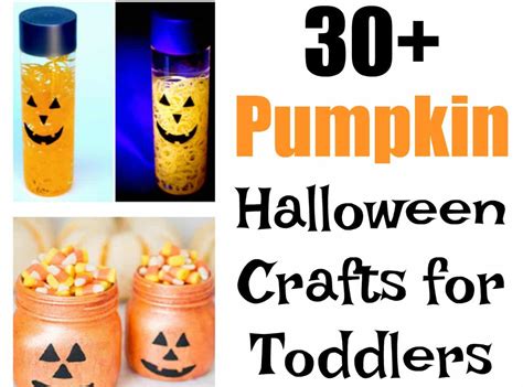 33 Pumpkin Halloween Crafts for Toddlers - The Unprepared Mommy