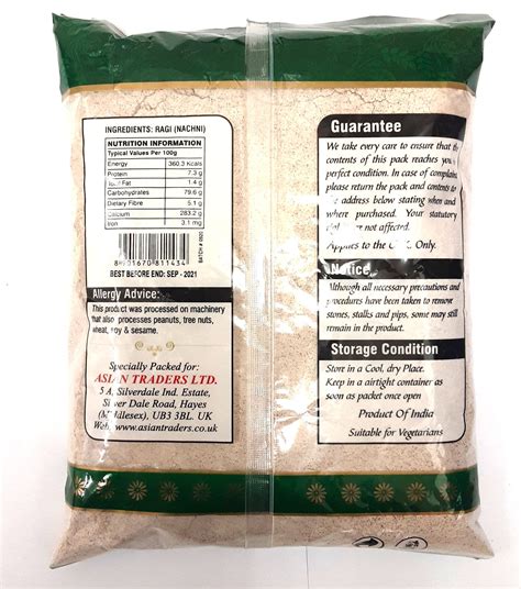 Saras Ragi Nachni Flour 1kg – ExoticEstore