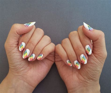 Rainbow Stripe Nails : 9 Steps (with Pictures) - Instructables