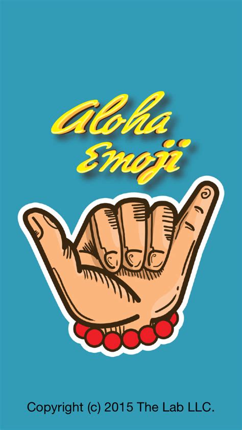 Aloha Emoji Stickers by The Lab LLC