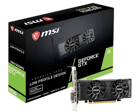 MSI Outs a Low-profile GeForce GTX 1650 Graphics Card