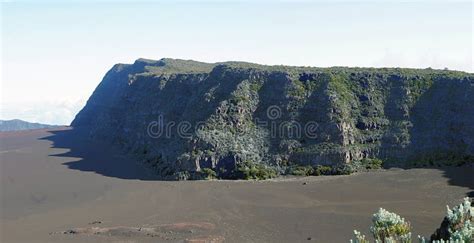 Le Piton De La Fournaise Volcano, Reunion Island, France Stock Image ...