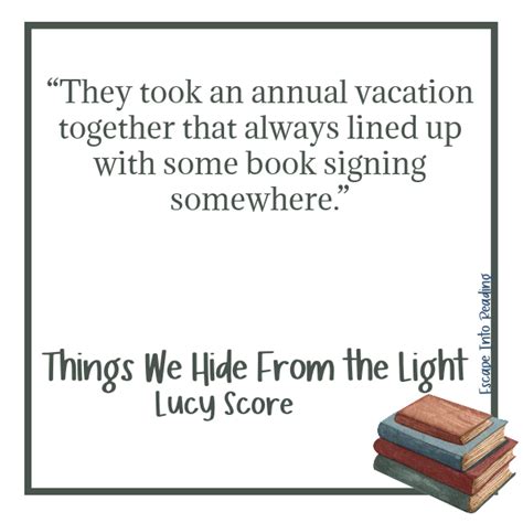 Things We Hide From The Light by Lucy Score - Escape Into Reading