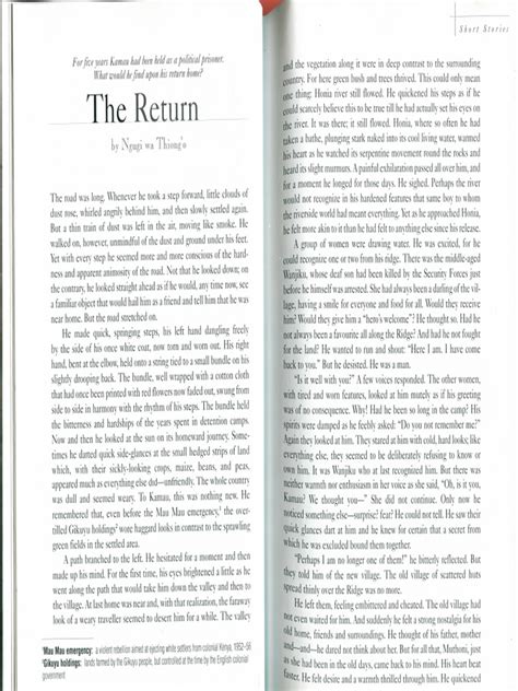 The Return | PDF