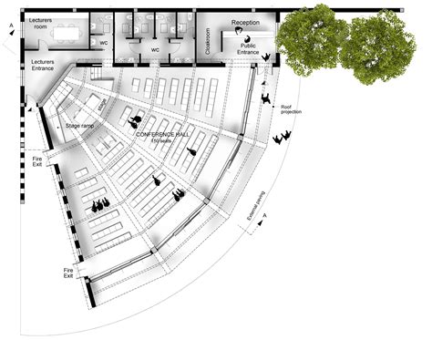 Conference Hall on Behance | Auditorium design, Hall design, Auditorium architecture