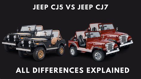 Jeep CJ5 Vs. CJ7 - All Differences Explained - Helpful Fix