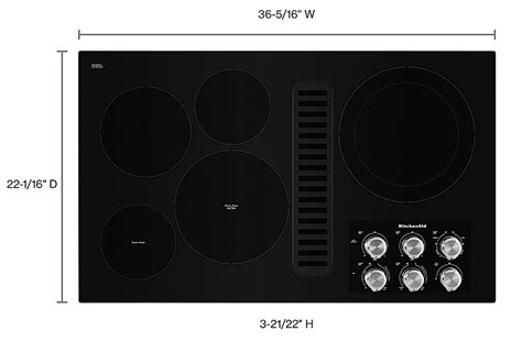 KitchenAid 36" Electric Cooktop Black KCED606GBL - Best Buy