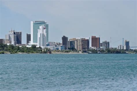 Windsor, Ontario Skyline Stock Photo - Image: 58636453