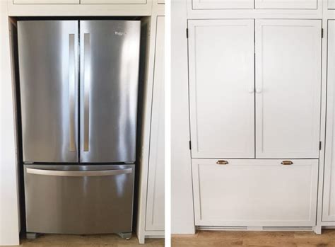 DIY Panel Refrigerator – How to Add Panels To A Regular Refrigerator ...