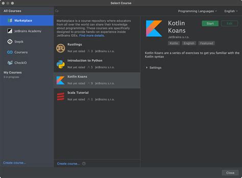 EduTools Plugin 2021.4: JetBrains Marketplace for Courses | The ...