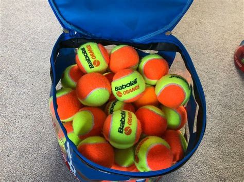 Orange tennis balls Babolat 4 dozens | in Kings Heath, West Midlands | Gumtree