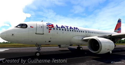 Fictional Livery LATAM Chile CC-BHG for A320 Fenix v1.0 pro Microsoft ...